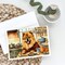 Edge Collections - 5" x 7" - Multicolor - Multicolor Chow Chow Fall Kitchen Pumpkins Greeting Cards - 8 Pieces